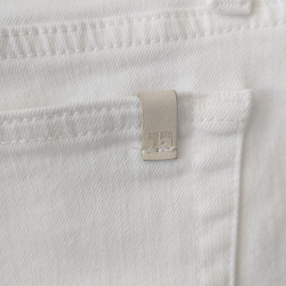 Joe's Jeans White Rolled Denim Shorts Jenny Size 27 - Picture 11 of 15